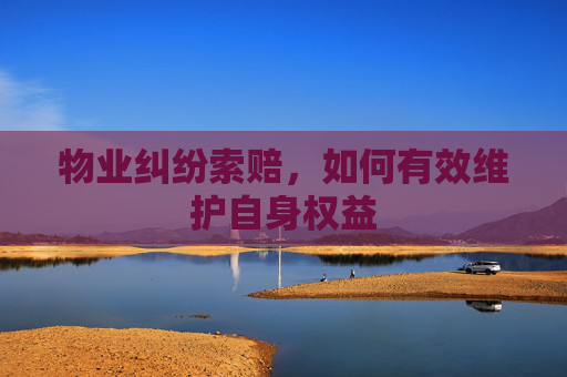 物业纠纷索赔，如何有效维护自身权益