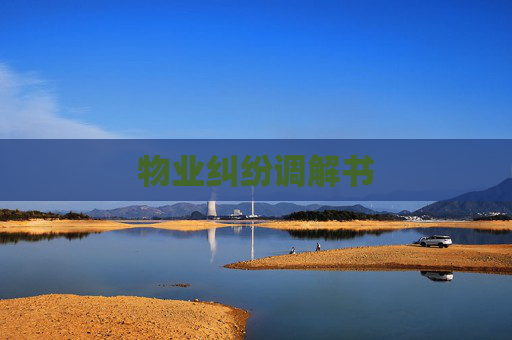 物业纠纷调解书