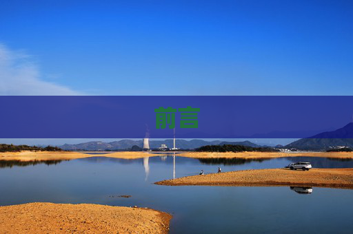 前言