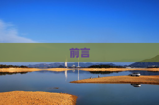 前言