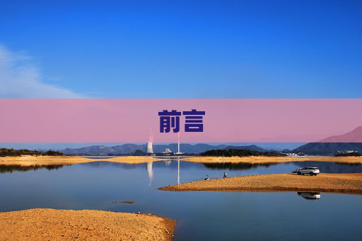 前言
