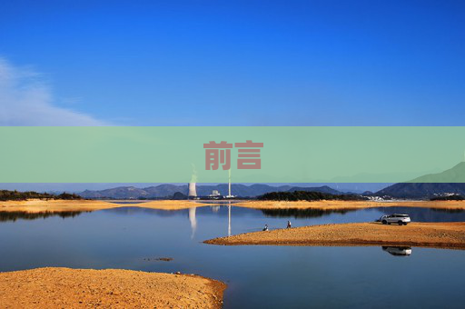 前言