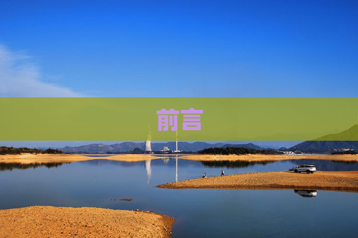 前言