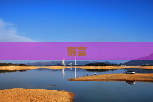 前言