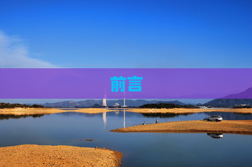 前言