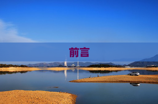 前言
